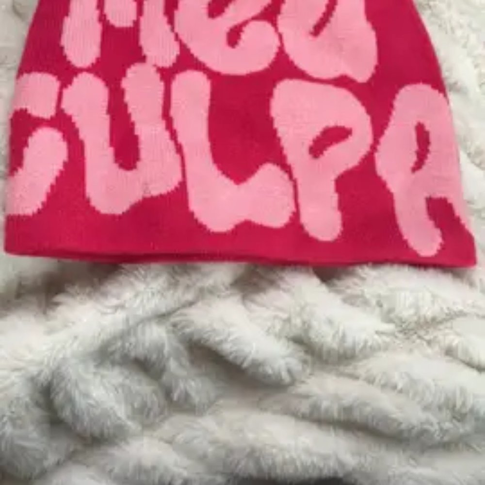 Hip Hop Knitted Beanie Cap Candy Color Y2K Skull Hat Elastic Foldable Women Tren